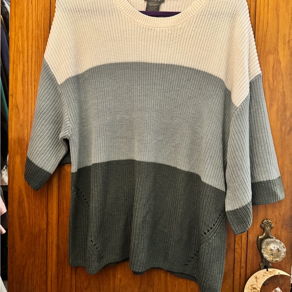 Matty M Women's Striped Knit Sweater